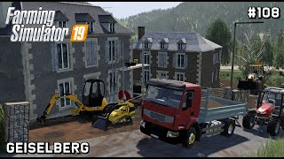 JCB 8018  Public Works and Farming  Geiselberg  Farming Simulator 19  Episode 108 [upl. by Meehyrb293]