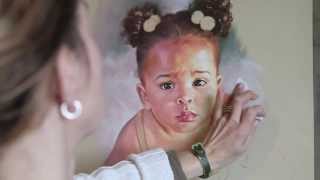 How to make a pastel portrait step by step read description [upl. by Zoes]