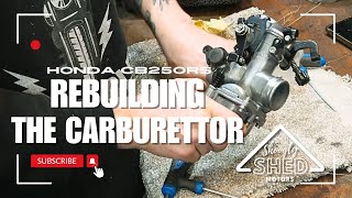 REBUILDING A KEIHIN PD CARBURETTOR  Honda CB250RS Shoogly Shed Motors [upl. by Urba]