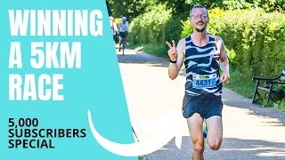 WINNING A 5K RACE FOR 5000 SUBSCRIBERS ST ALBANS 5K 2021 [upl. by Tavey622]