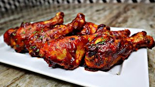 Oven Baked BBQ Chicken The Right Way Juicy and Delicious [upl. by Lusa]