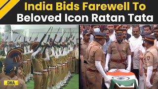 Ratan Tata Funeral Update Ratan Tata Laid To Rest With State Honours I Ratan Tata Death News [upl. by Forster]