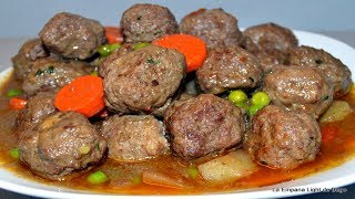 Albondigas en Salsa a la Jardinera Receta fácil [upl. by Miguela]