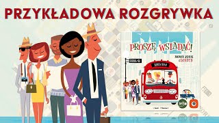 Gra planszowa  Proszę wsiadać  Przykładowa Rozgrywka [upl. by Maibach]