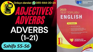 DİM YENİ TEST TOPLUSU 2023 İNGİLİS DİLİ  ADJECTIVES ADVERBS  Adverbs 121  Tam İzah [upl. by Chelsy]