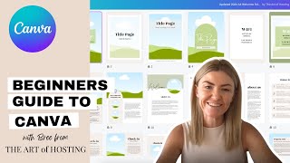 Beginners Guide to Canva Airbnb Welcome Book Walkthrough [upl. by Markman]