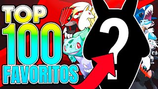 TOP 100 POKÉMON FAVORITOS de Hierro [upl. by Avitzur357]