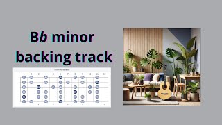 B flat minor backing track vals nylon string guitar [upl. by Natalia]