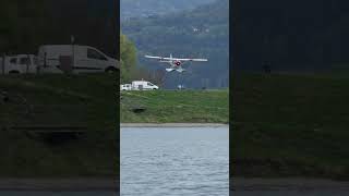 DHC2 Beaver Touch and Go on Water [upl. by Ahtibat]