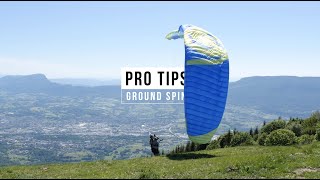 PARAGLIDING PRO TIPS  GROUND SPIN [upl. by Westleigh]