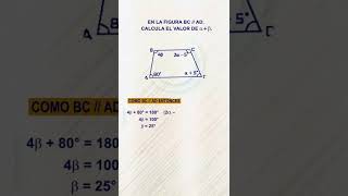 ¿CÓMO resolver un problema con ángulos internos en un CUADRILÁTERO🖱💻 geometria cuadrilateros [upl. by Casandra793]