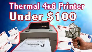 The Best Thermal Printer For Shipping Labels Under 100  Zebra LP2844 Review Ebay Poshmark Etsy Etc [upl. by Aneras]