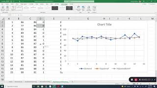 Adjusted Exponential Smoothing Forecasting Using MS Excel [upl. by Keldah]