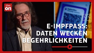 Datenschützer Registerpflicht im EImpfpass gehe zu weit  BLICKWECHSEL Das Nachrichtenmagazin [upl. by Melvina]