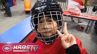 Les Canadiens de Montréal tiennent une école de hockey en Chine [upl. by Korney]