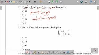 Mock test Solution 3 for Sukkur IBA university direct test and Sthp [upl. by Avlis]