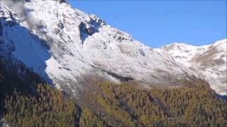 Spectacular Rockslide in Switzerland two angles [upl. by Nakeber342]