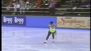 Surya Bonaly FRA  1993 Skate America Exhibition Performances [upl. by Kizzee]