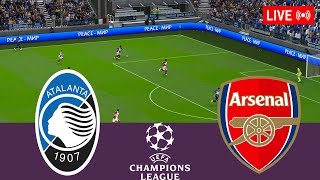 Atalanta vs Arsenal LIVE UEFA Champions League 2425 Full Match  Simulation Video Games [upl. by Sclar]