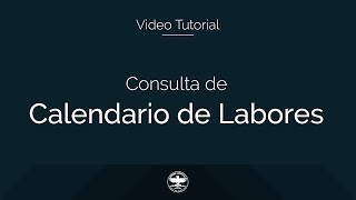 Tutorial Consulta de Calendario Judicial de Labores [upl. by Ahsratan]