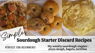 SIMPLE SOURDOUGH STARTER DISCARD RECIPES EASY  COOK WITH ME  HOMEMAKING  FOOD FROM SCRATCH [upl. by Warner]