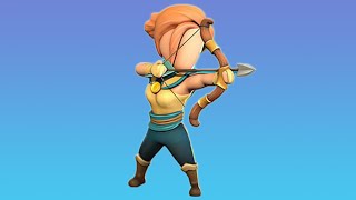 KingdomsRebelion Character AnimationThe Archer [upl. by Ivette]