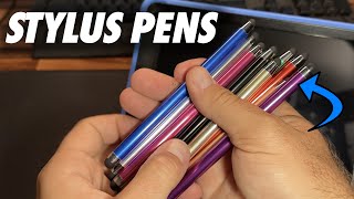 10 Pack Stylus Pens Review iPad Phone amp Tablet Compatible [upl. by Webber]