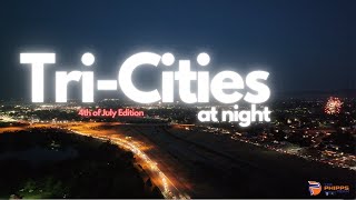 TriCitiesWA at Night Part 2 4th of July Edition 🚒 🎇 🎆 🧨 [upl. by Ydnal18]