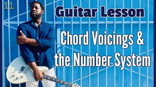 RampB Guitar Chord Voicings and the Number System [upl. by Geordie]