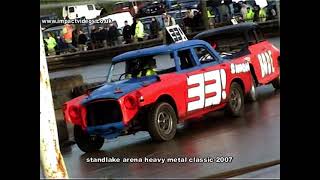 Standlake Arena Heavy Metal Classic Banger Racing 2007 Full Meeting [upl. by Normand53]