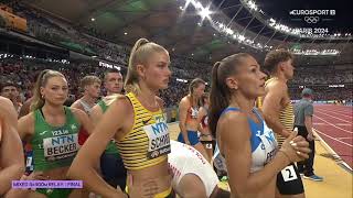 Final Relevo Mixto 4x400 Metros Mundial Atletismo 2024 Budapest [upl. by Dessma]