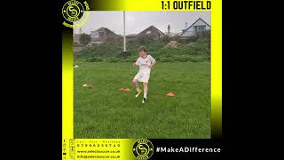 Outfield player onetoone at Select Soccer football￼coaching [upl. by Yenattirb]