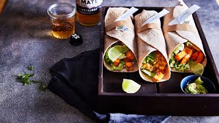 Vegane Wraps mit Guacamole  Perfekt für den Alltag [upl. by Dryden]