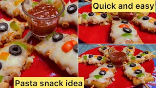 pastamacaroni snack l Quick and easy l Microwave snack  2 different methods  No oven required [upl. by Conlin]