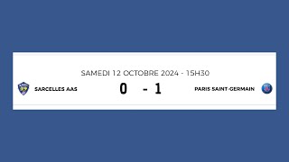 Sarcelles AAS 0 x 1 PSG [upl. by Gustavus799]