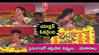 Warangal Collector Amrapali Laugh During Her Republic Day Speech  V6 News [upl. by Karr714]