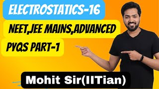 Electrostatics16  NEET JEE PYQs Part 1  IITJEENEET [upl. by Dnomsad]