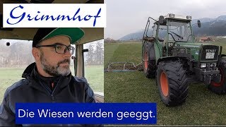 FarmVLOG7 Wiesen eggen mit Fendt 275 und Wochenrückblick [upl. by Nye]