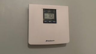 Braeburn 3200 Non Programmable Thermostat [upl. by Andrey]