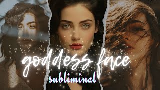 🍃Perfect Goddess Face✨ Flawless Features  Perfect Facial Symmetry  Radiant Skin💫subliminals [upl. by Haskel]