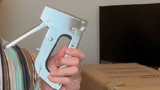 NEU MASTER Staple Gun for Wood All Steel Staple Gun with 4000Pcs Staples Upholstery Staples Gun Re [upl. by Ayila]