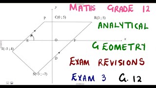 Analytical Geometry November 2019 Question 3 mathszoneafricanmotives maths zone tv [upl. by Jordison]