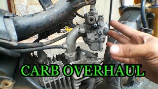 Paano Magoverhaul ng Karburador ng Motor ll Carburetor Tuning ll carburetor Overhaul [upl. by Ariana]