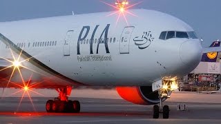 Boeing 777300 PIA  GE90 Engine Start Paris Charles de Gaulle Airport [upl. by Hamachi]