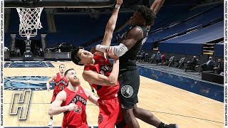 Anthony Edwards With DUNK OF THE YEAR on Yuta Watanabe vs Raptors  February 19 2021 [upl. by Augy696]