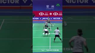 Youll want to rewatch this LeeShin vs IwanagaNakanishi  China Open 2024 R16 shorts badminton [upl. by Auj]