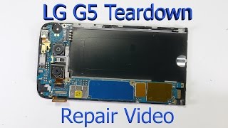 LG G5 Complete Teardown  Screen Replacement  Charging port fix [upl. by Lamoree]