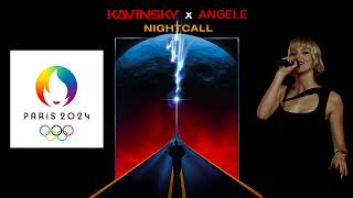 OFFICIAL OLYMPIC GAMES 2024 PARIS CLEAN AUDIO  Kavinsky ft Angele  Nightcall [upl. by Lindholm]