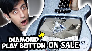 YouTuber SELLS his DIAMOND Play BUTTON  Davie504 Diamond Bass  YouTube Facts  shorts [upl. by Shirk534]