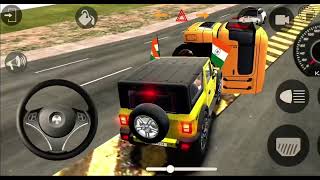 Dollar Song Modified Mahindra Green 💚 Thar👿  Indian Cars Simulator 3D Android Game is Live [upl. by Judy]